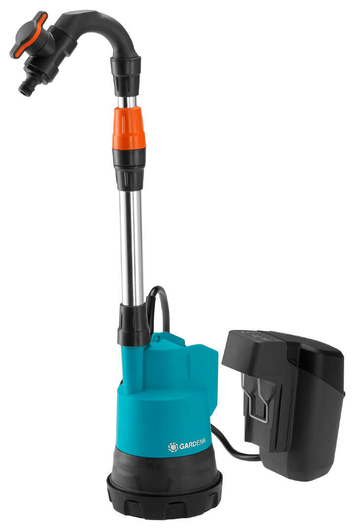 GARDENA Akku-Regenfasspumpe 2000/2 18V P4A solo